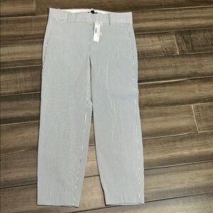 New J Crew Striped Petite pants